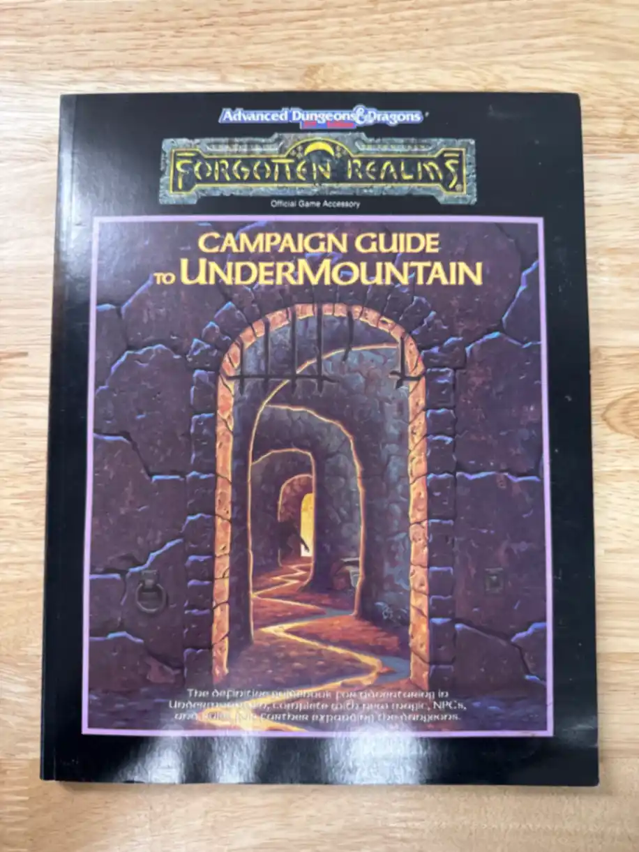 Ruins of UnderMountain (AD&D 2nd Ed. Fantasy Roleplaying, Forgotten Realms)