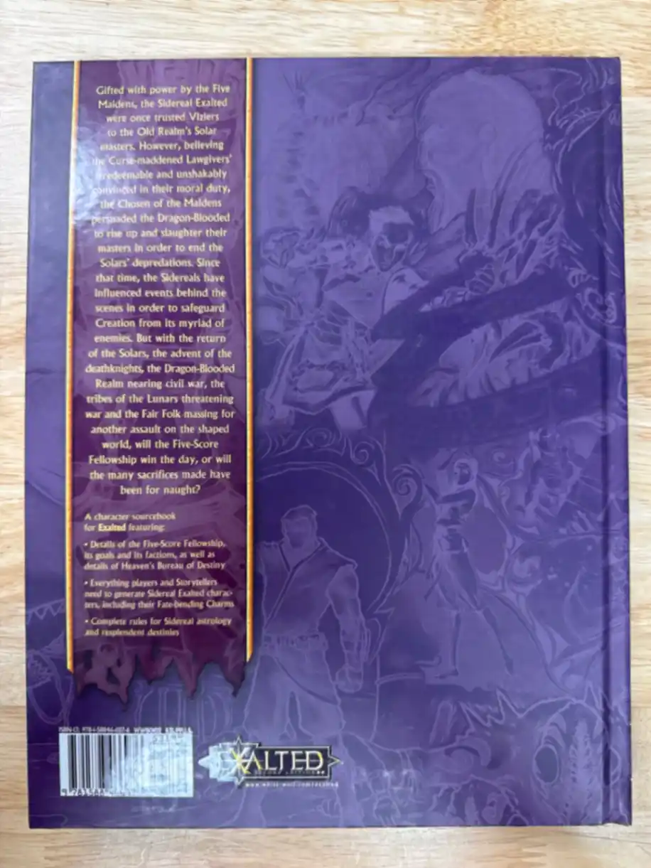 Manual of Exalted Power Sidereals