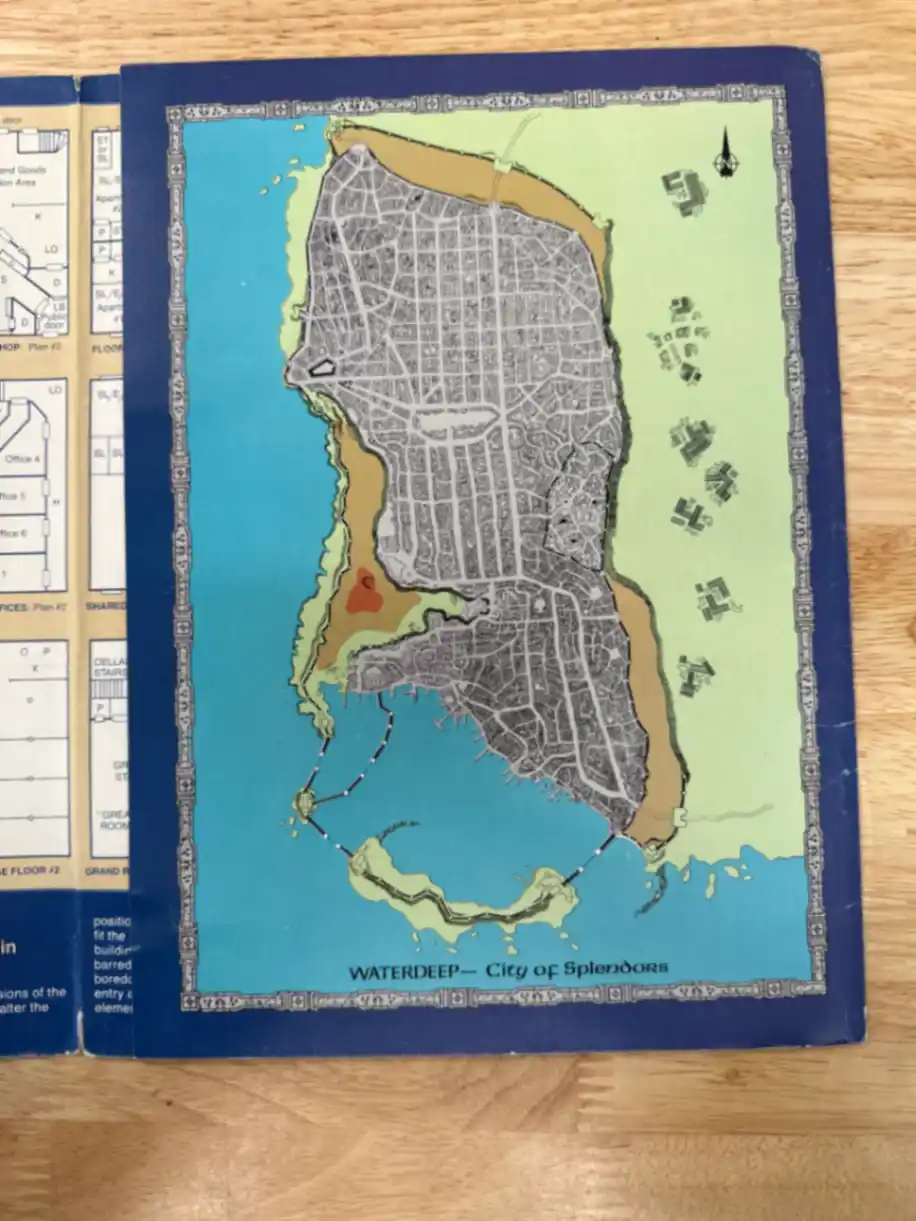AD&D 2E Forgotten Realms Waterdeep and the North