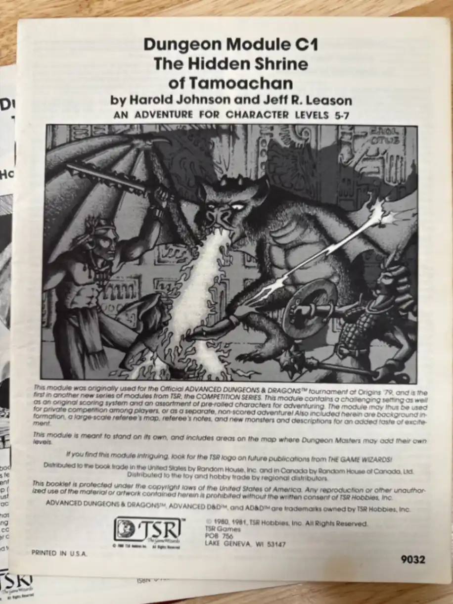 The Hidden Shrine of Tamoachan C1