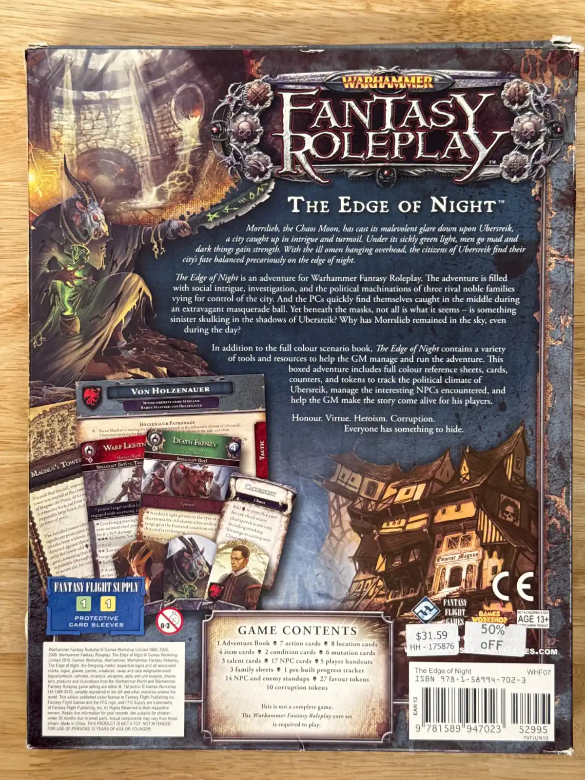 Warhammer Fantasy Roleplay: The Edge of Night