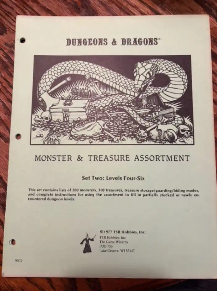 Dungeons & Dragons - Monster & Treasure Assortment Sets 1 - 3