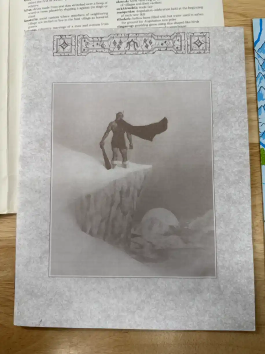 The Great Glacier WITH MAP (Advanced Dungeons & Dragons/Forgotten Realms Module FR14)