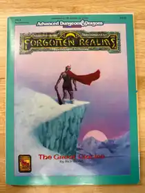 The Great Glacier WITH MAP (Advanced Dungeons & Dragons/Forgotten Realms Module FR14)