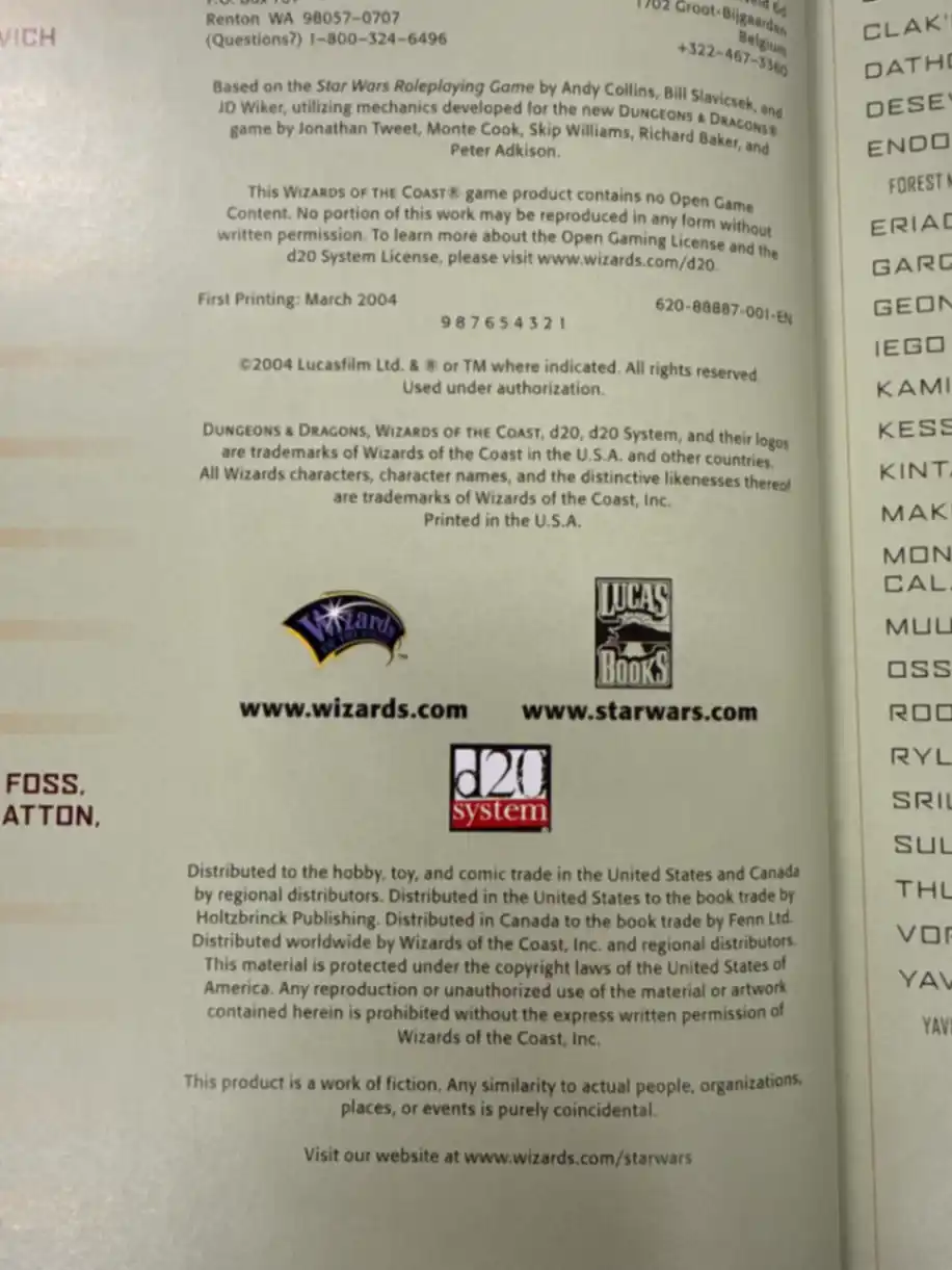 Geonosis and the Outer Rim Worlds