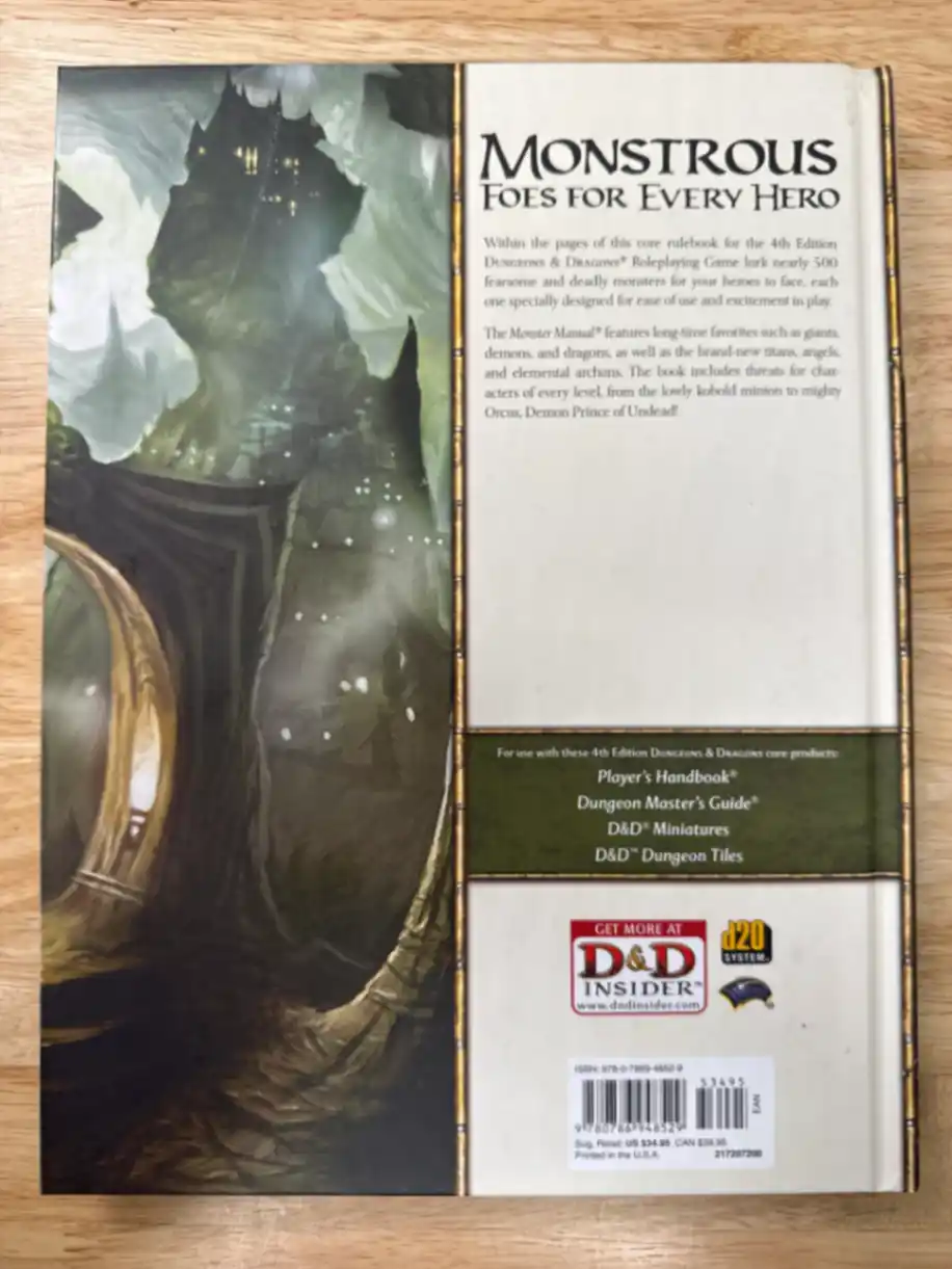 Monster Manual D&D 4th Edition