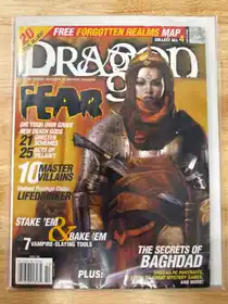 Dragon Magazine #288 with map insert