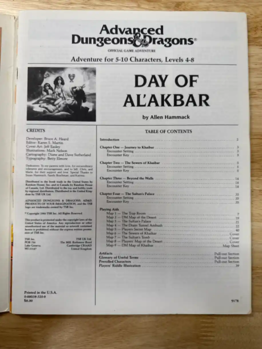 Day of Al’Akbar I9 with map