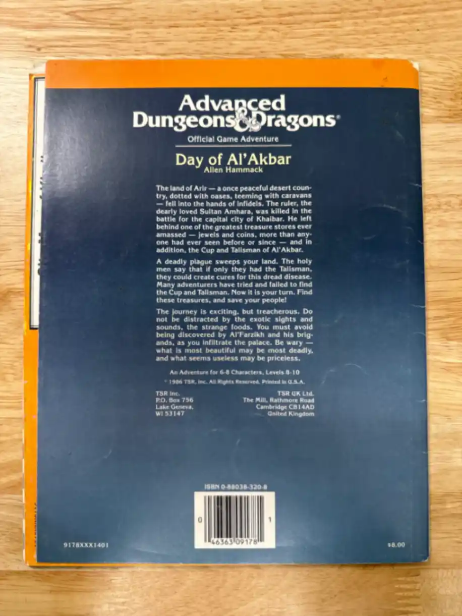 Day of Al’Akbar I9 with map