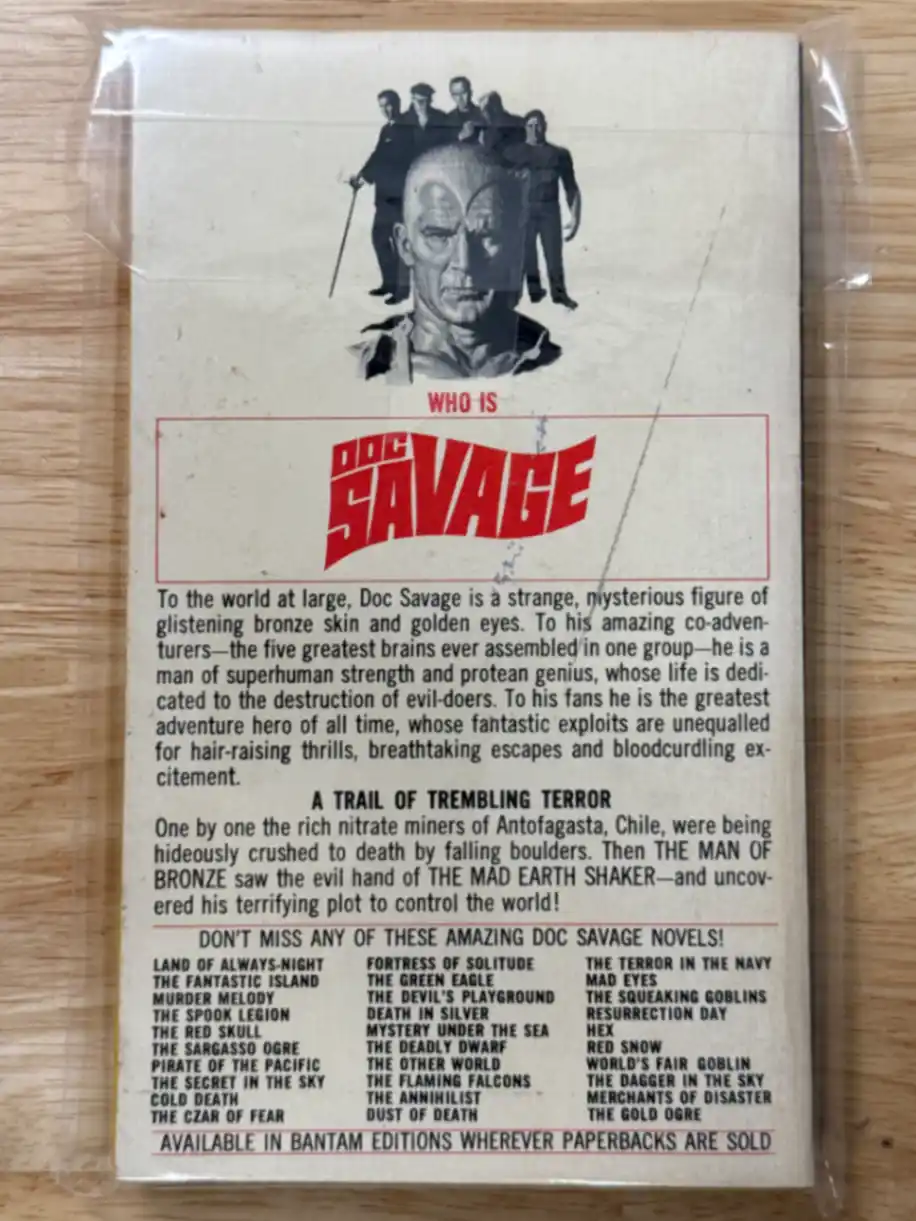 Doc Savage #43 The Man Who Shook The Earth