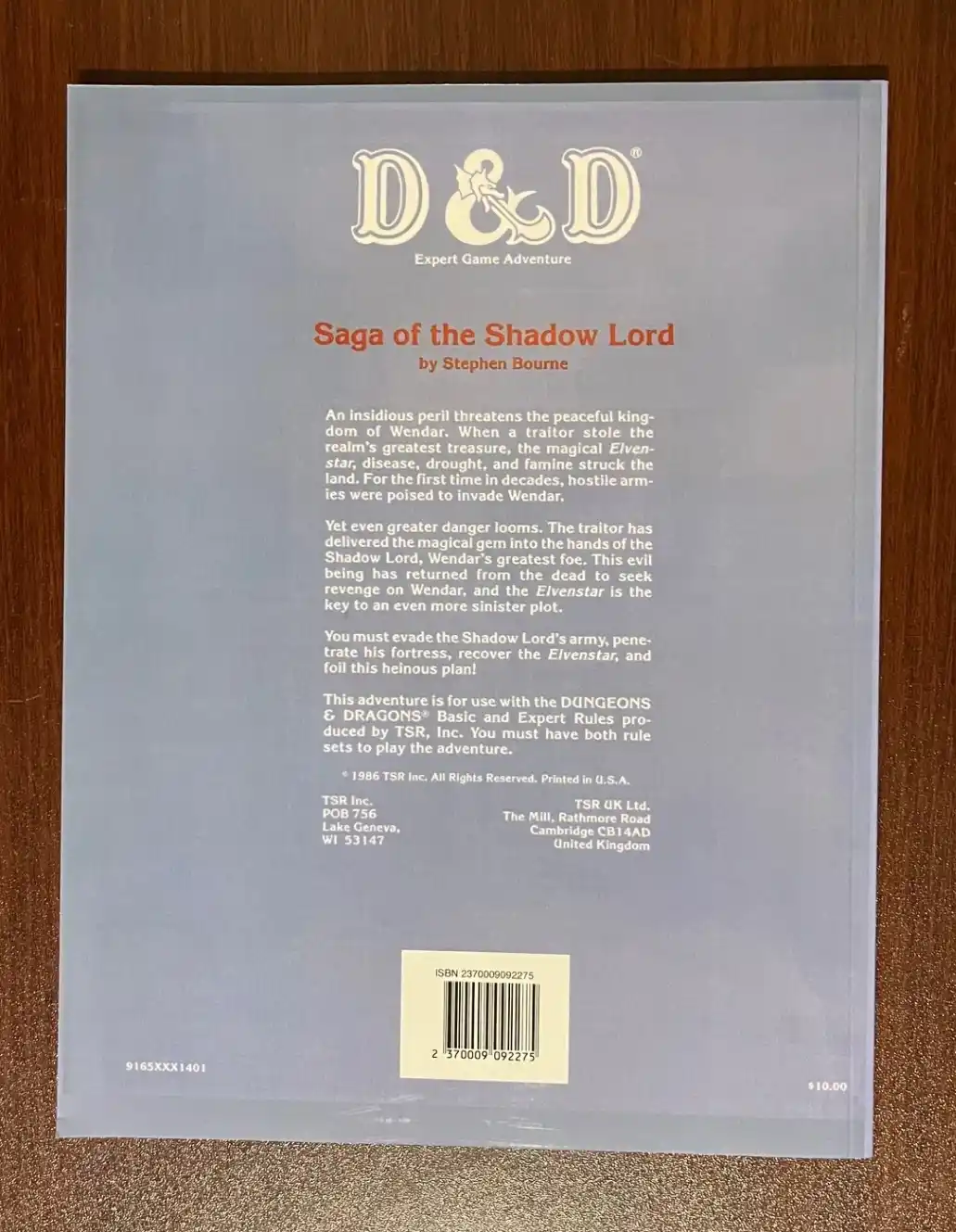 Saga of the Shadow Lord