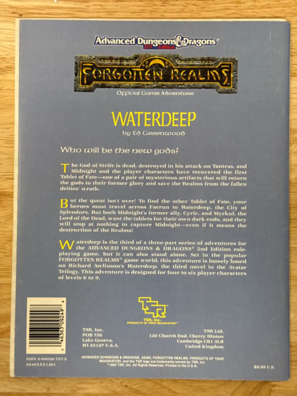Forgotten Realms Waterdeep