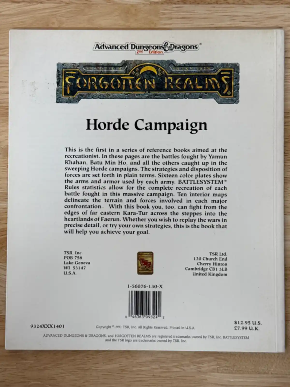 Forgotten Realms Horde Campaign