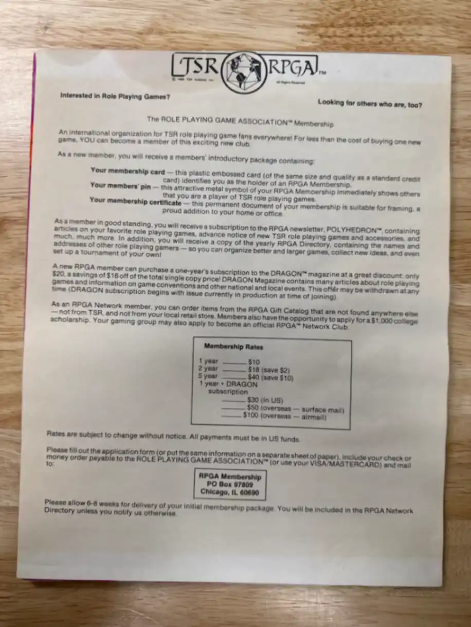 Dungeons & Dragons BASIC SET (Moldvay)