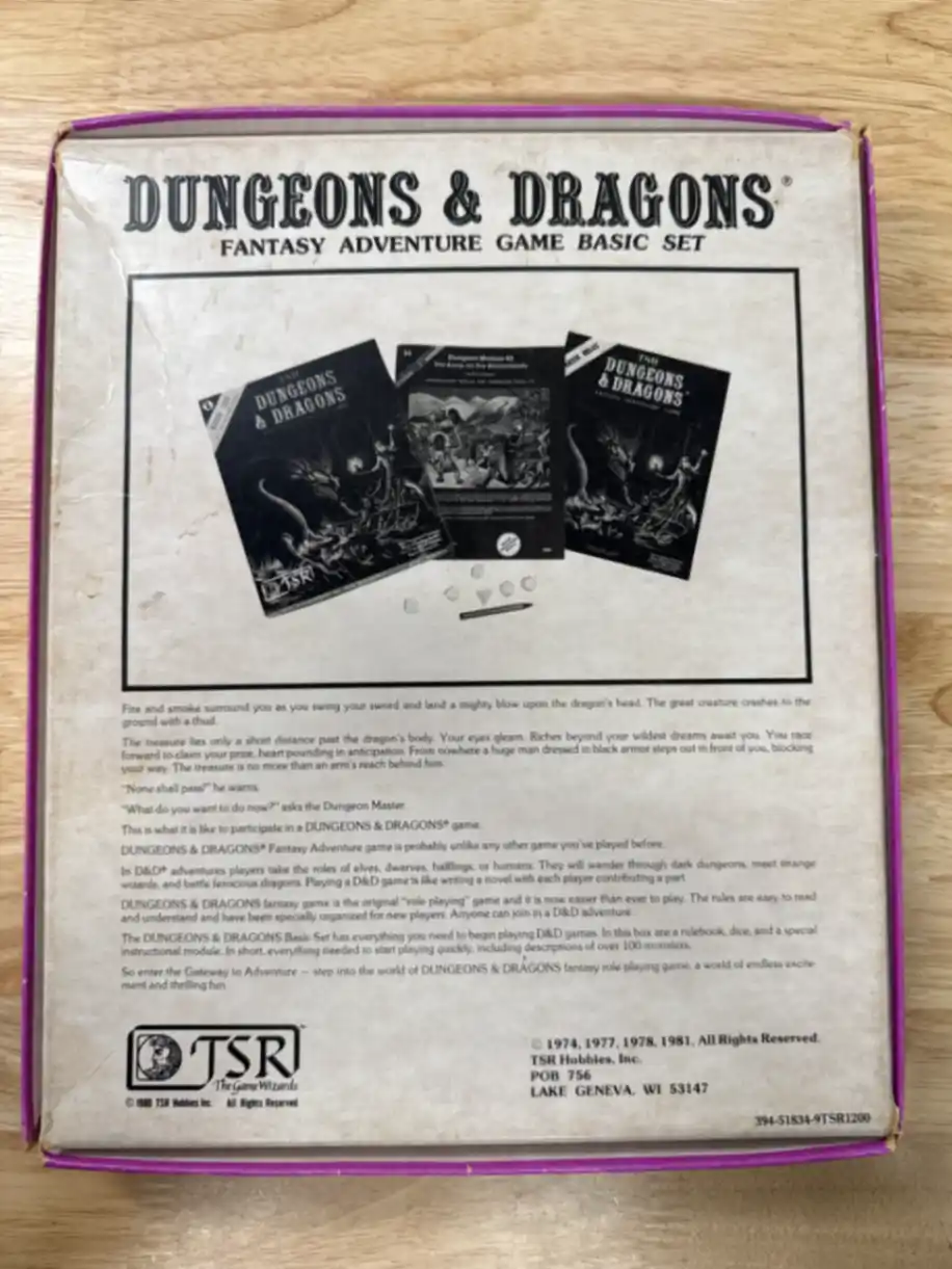 Dungeons & Dragons BASIC SET (Moldvay)