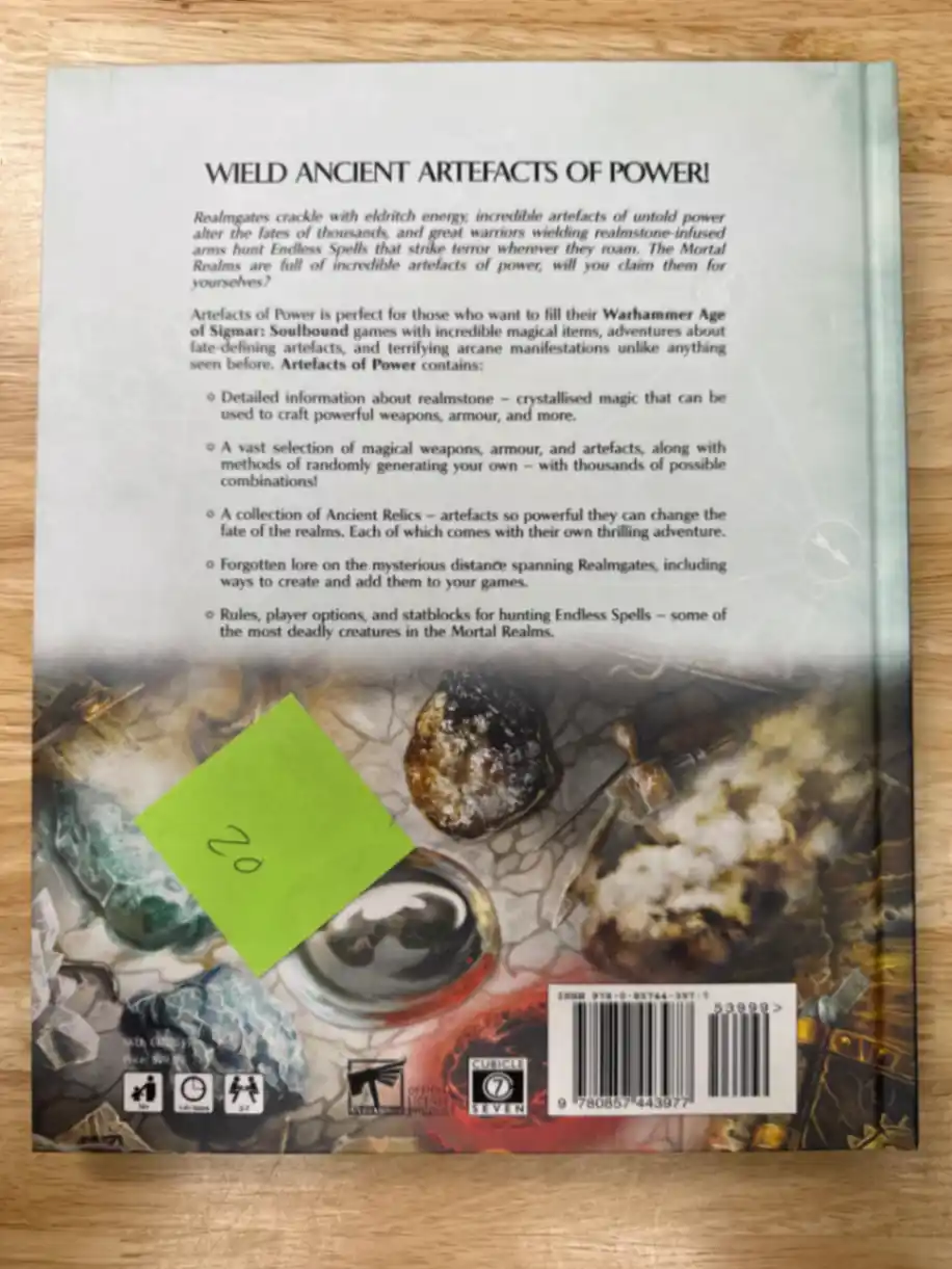 Soulbound Artifacts of Power Warhammer 40,000 Roleplay