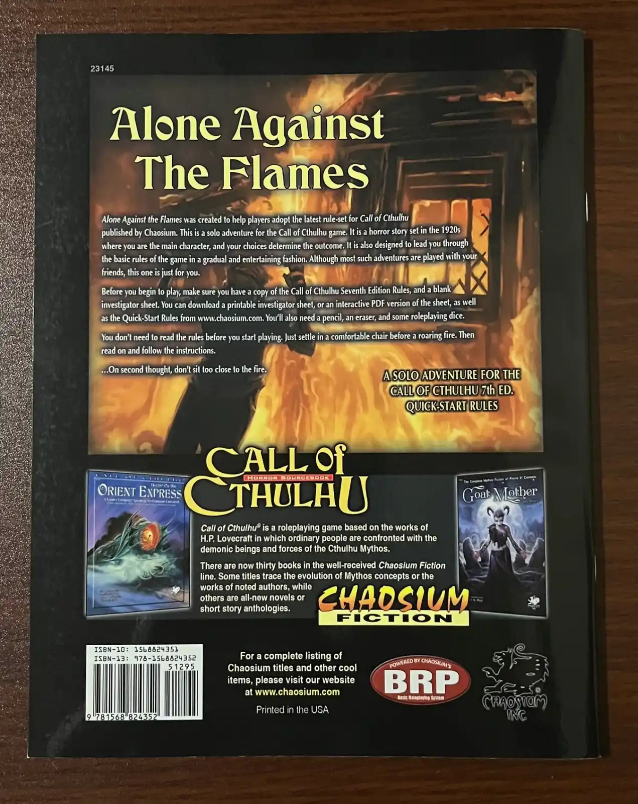 Alone Against the Flames