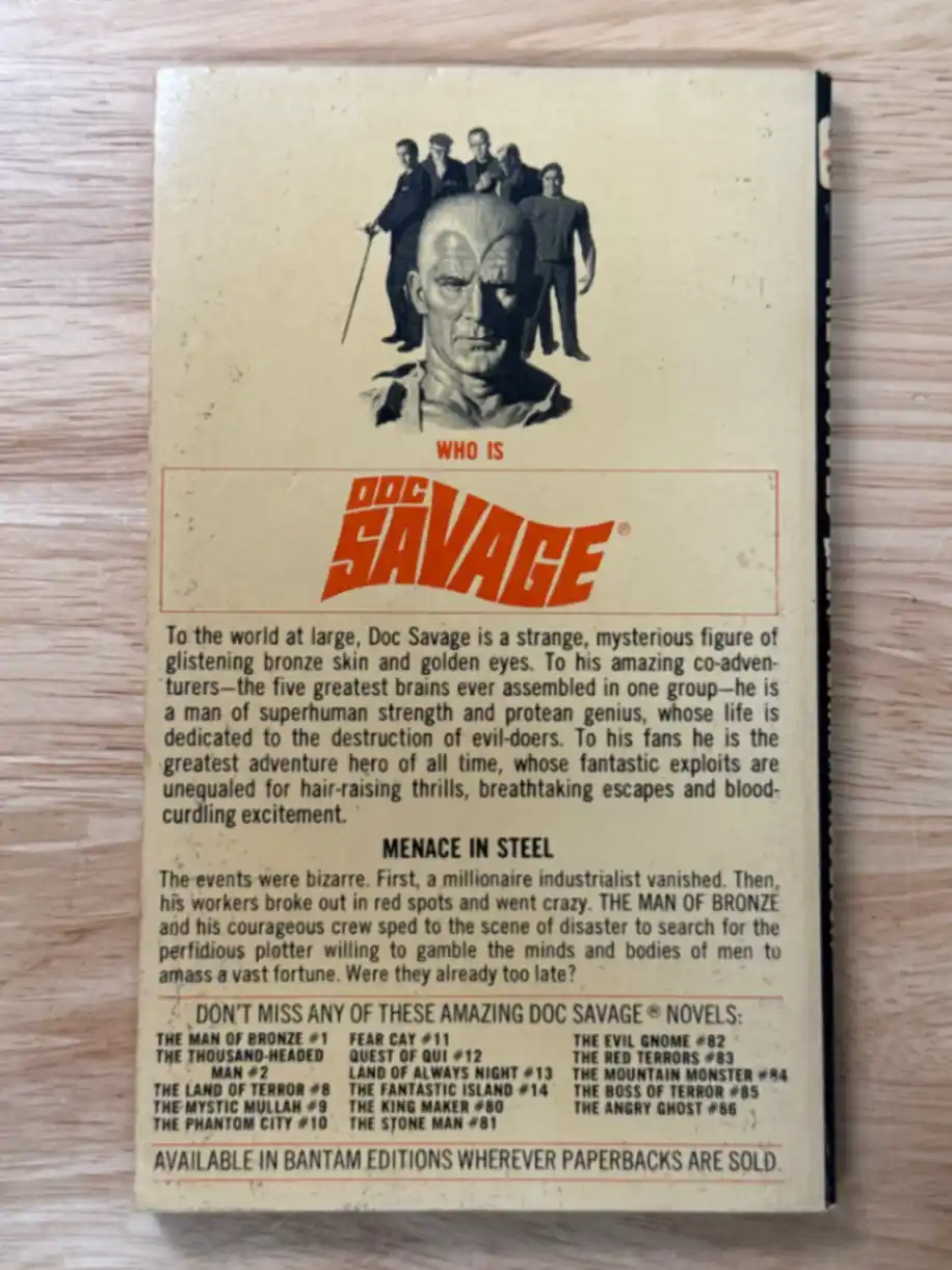 Doc Savage #87 The Spotted Men