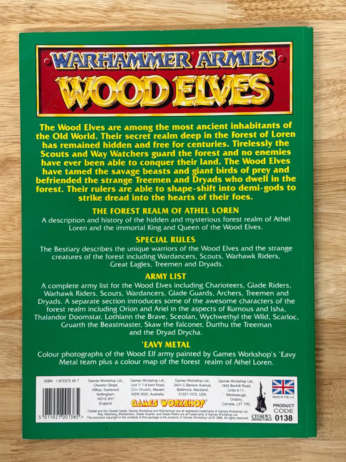 Warhammer Armies: Wood Elves