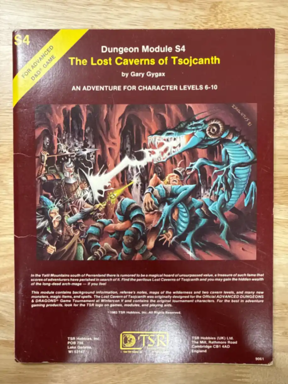 The Lost Caverns of Tsojcanth S4