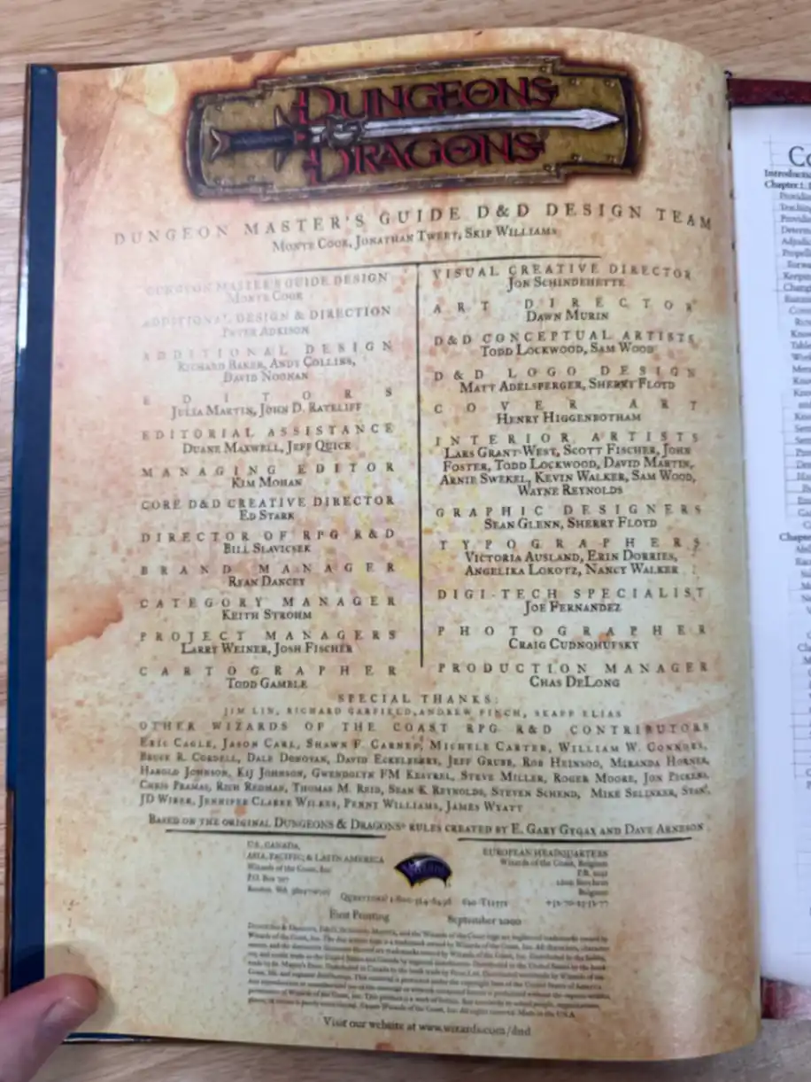 Dungeons & dragons dungeon master's guide