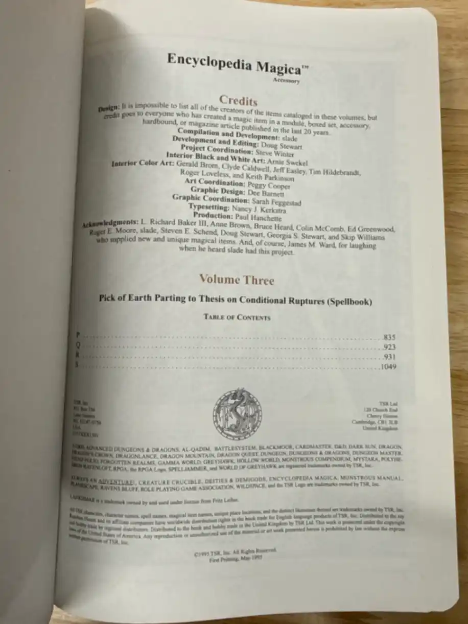 Encyclopedia Magic Volume 3