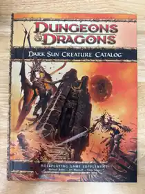 Dark Sun Creature Catalog Roleplaying Game Supplement