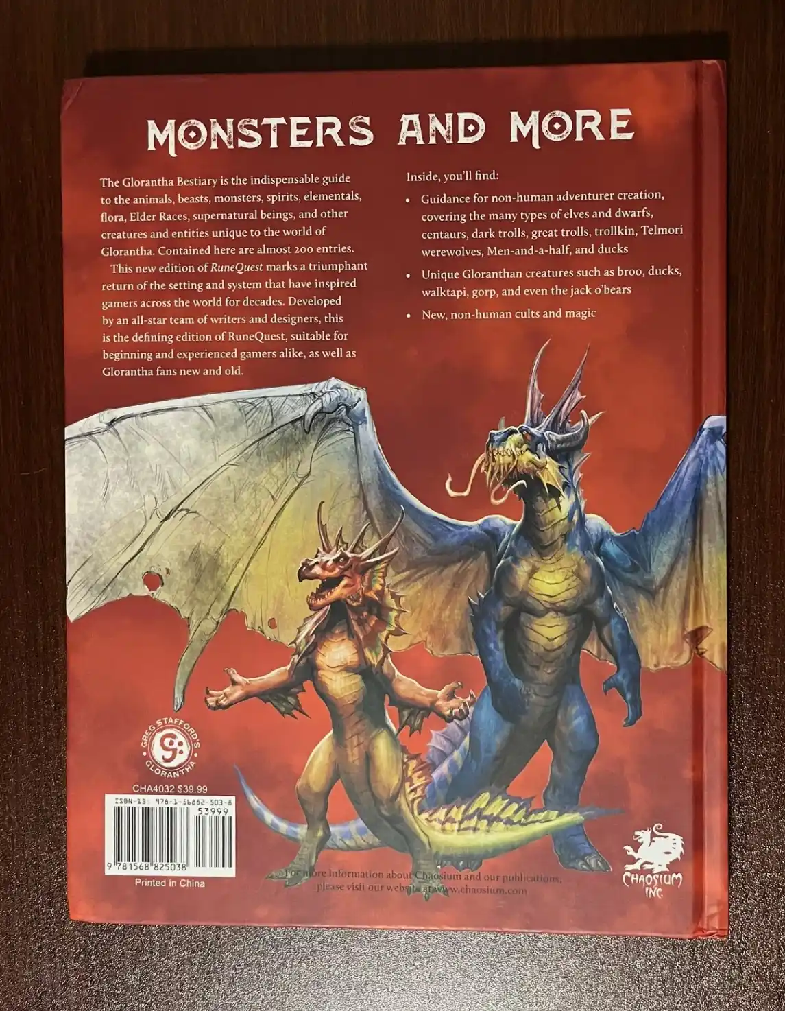 RuneQuest Glorantha Bestiary