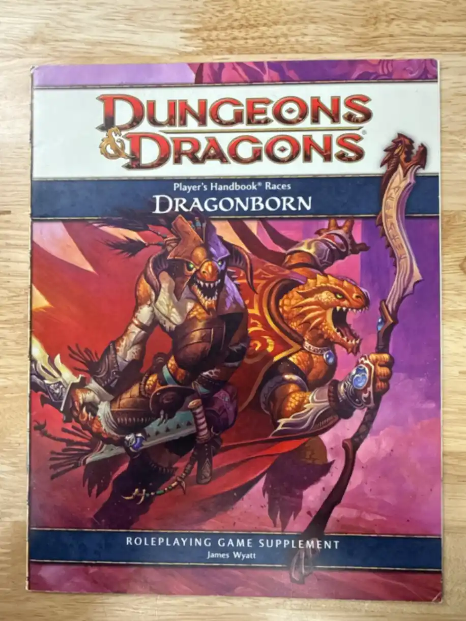 Player’s Handbook Races Dragonborn D&D 4E