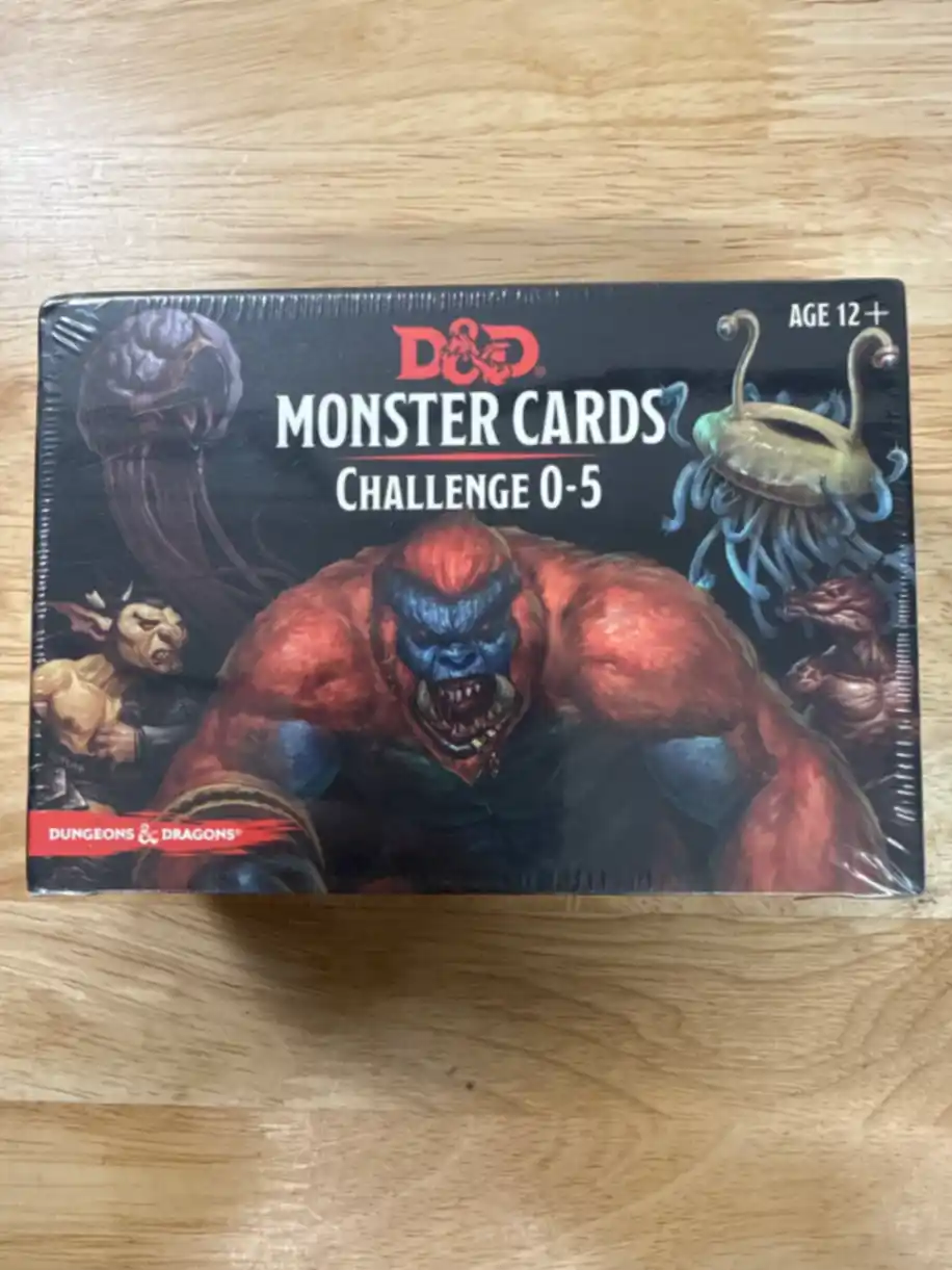 D&D Monster Cards Challenge 0-5