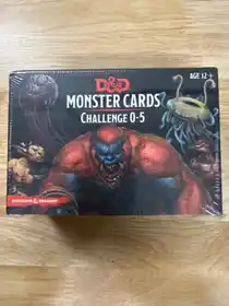 D&D Monster Cards Challenge 0-5
