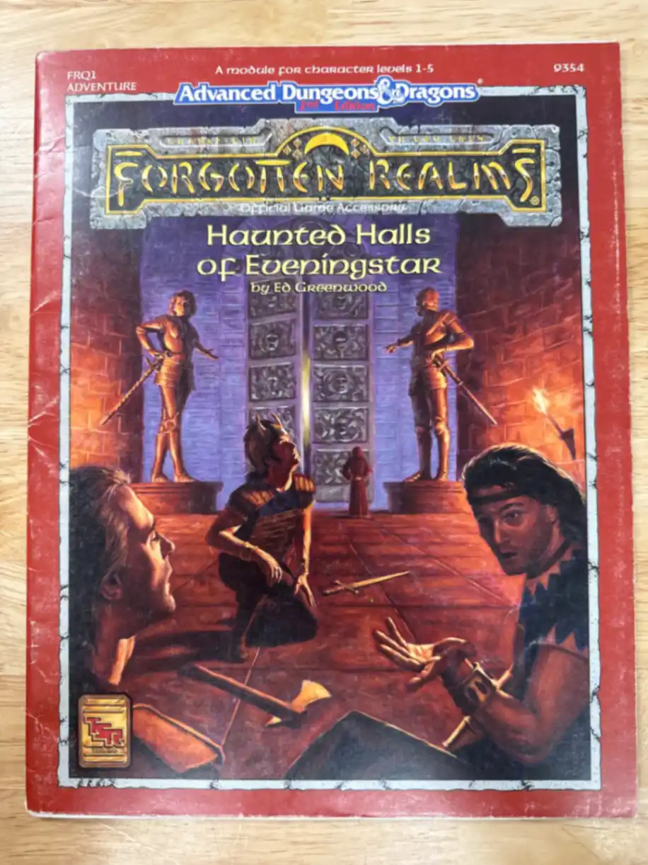 Haunted Halls of Eveningstar (AD&D 2nd Ed Fantasy Roleplaying, Forgotten Realms Module, FRQ1)