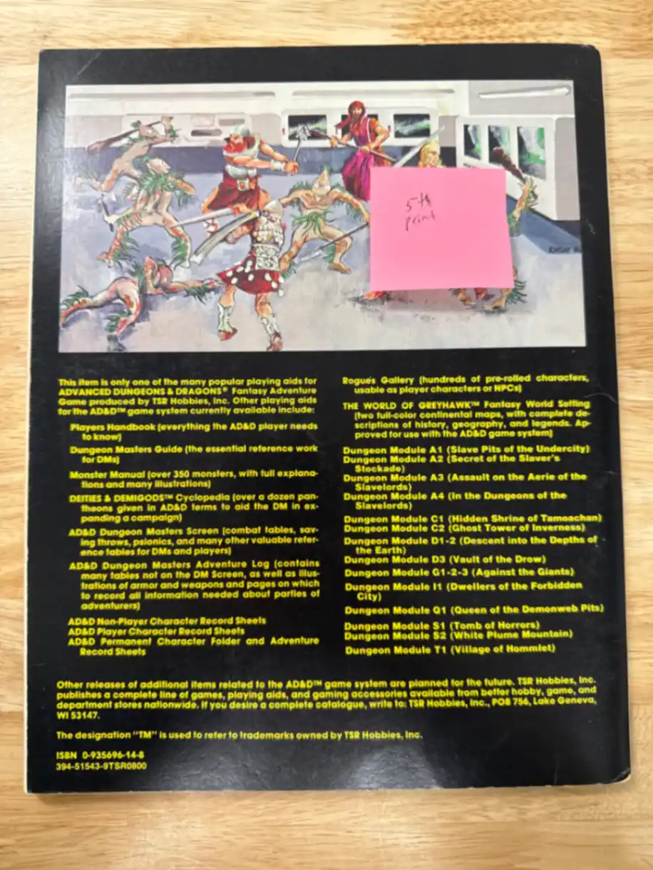 Expedition to the Barrier Peaks S3 5th printing