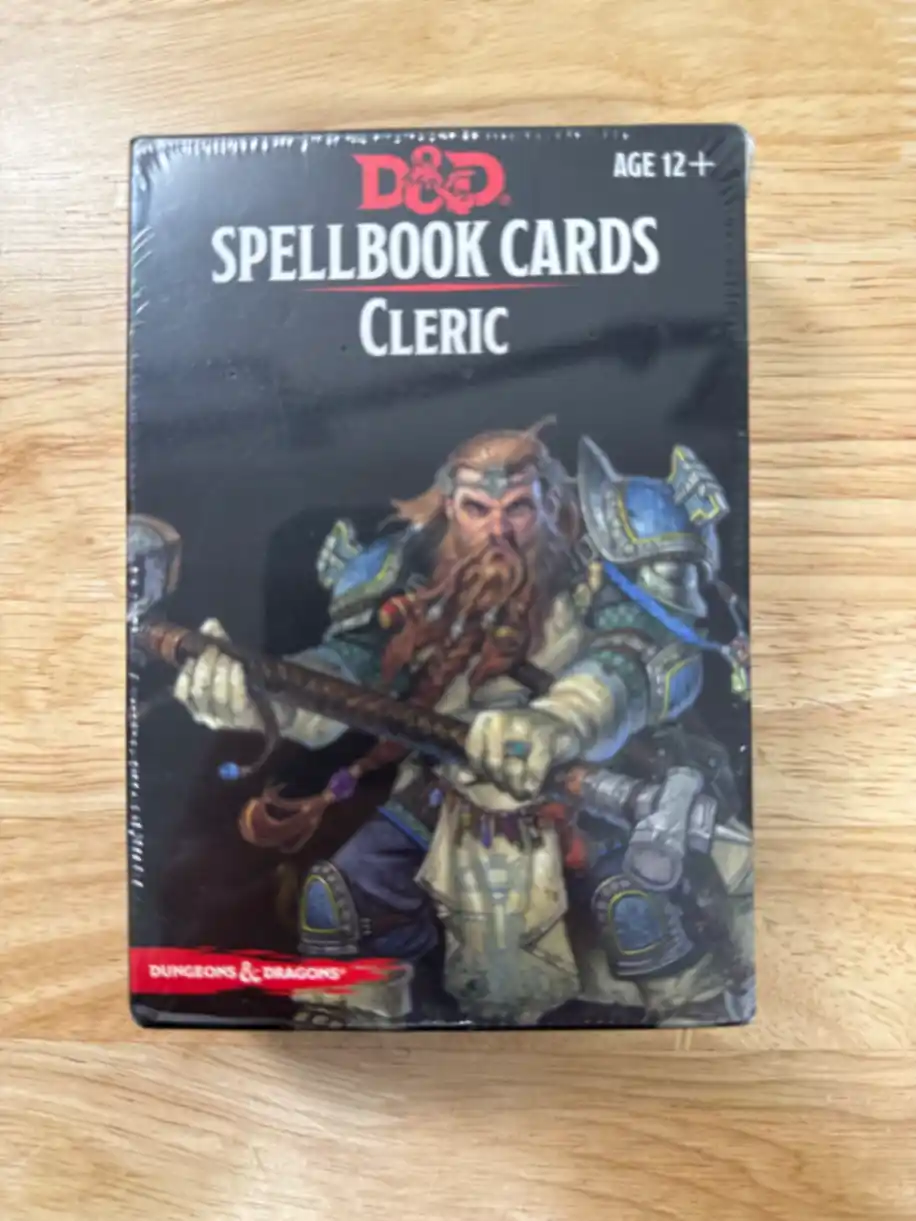 D&D SPELLBOOK CARDS Cleric