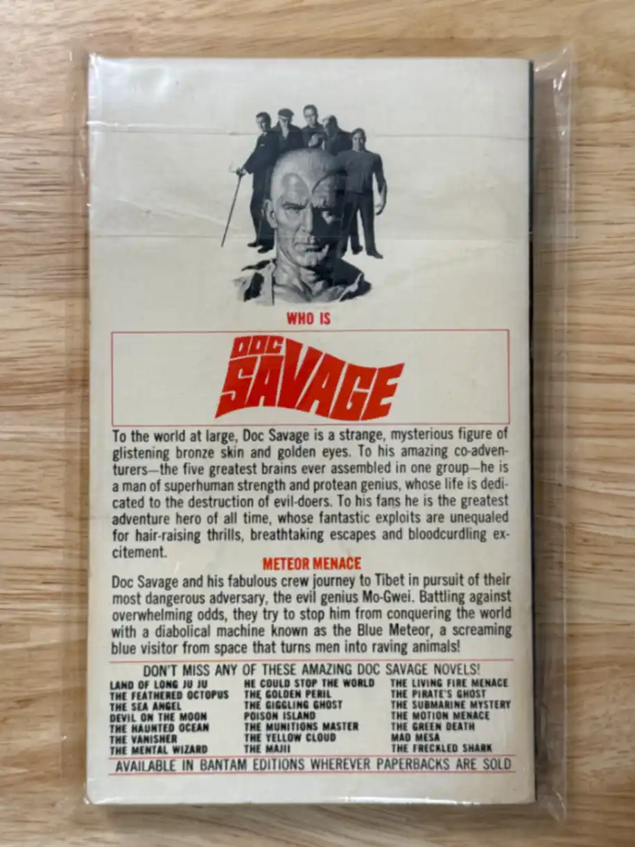 Doc Savage #3 Meteor Menace