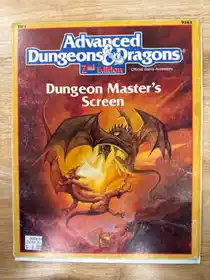 AD&D 2E Dungeon Master’s Screen