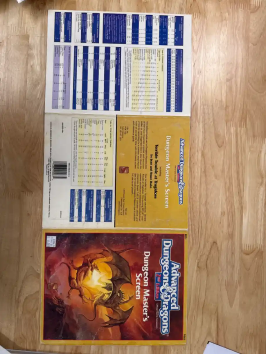 AD&D 2E Dungeon Master’s Screen