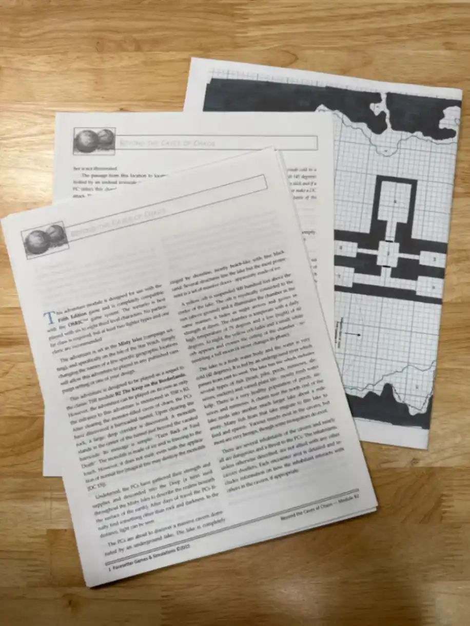 Beyond the Caves of Chaos