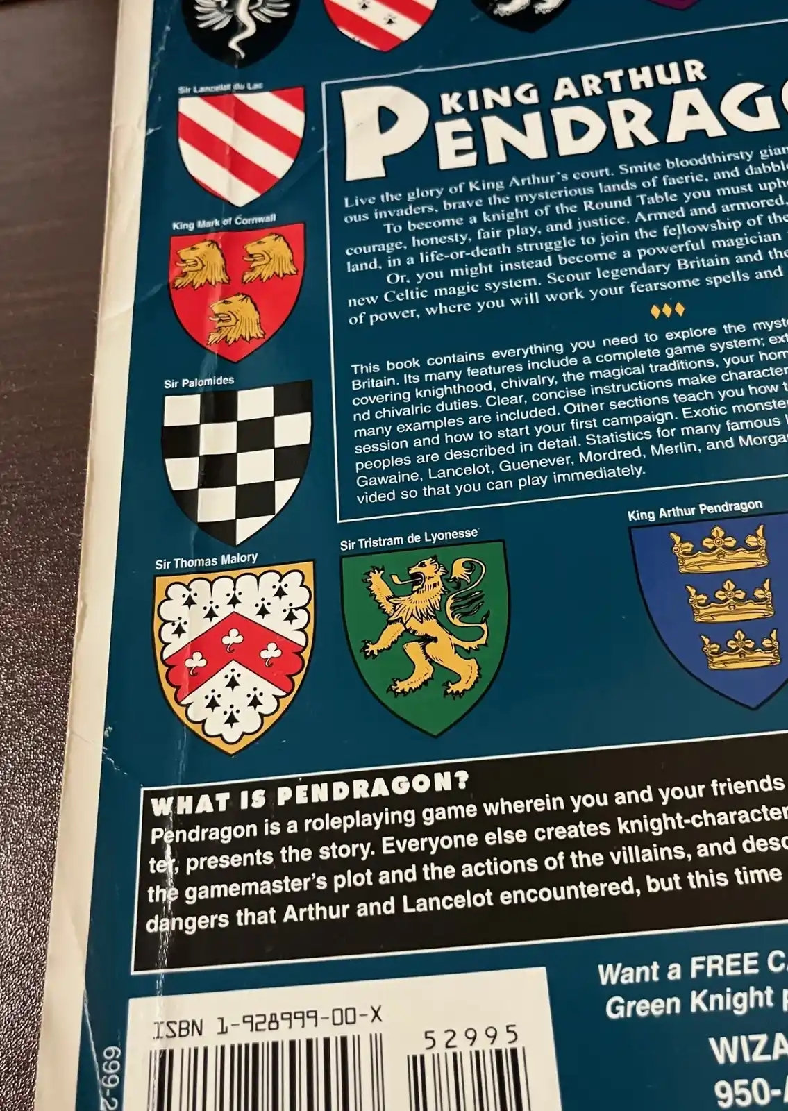 King Arthur Pendragon 4th Edition