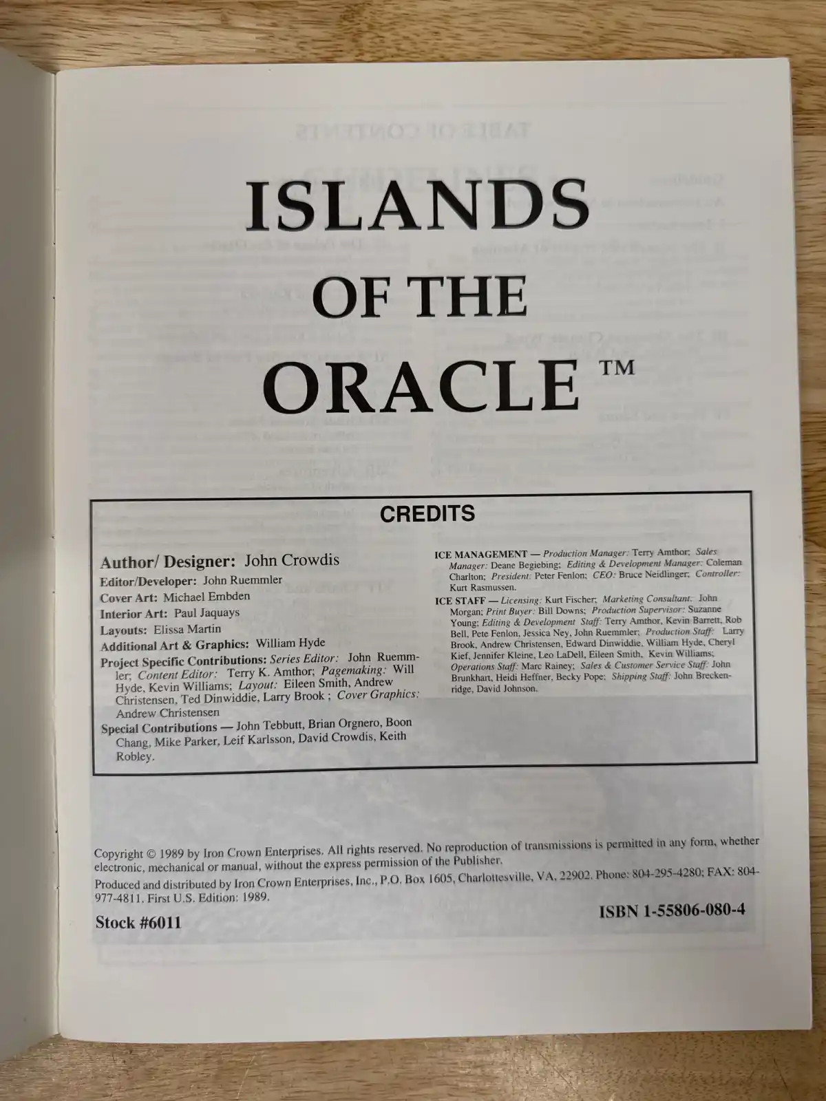 ISLANDS of the Oracle
