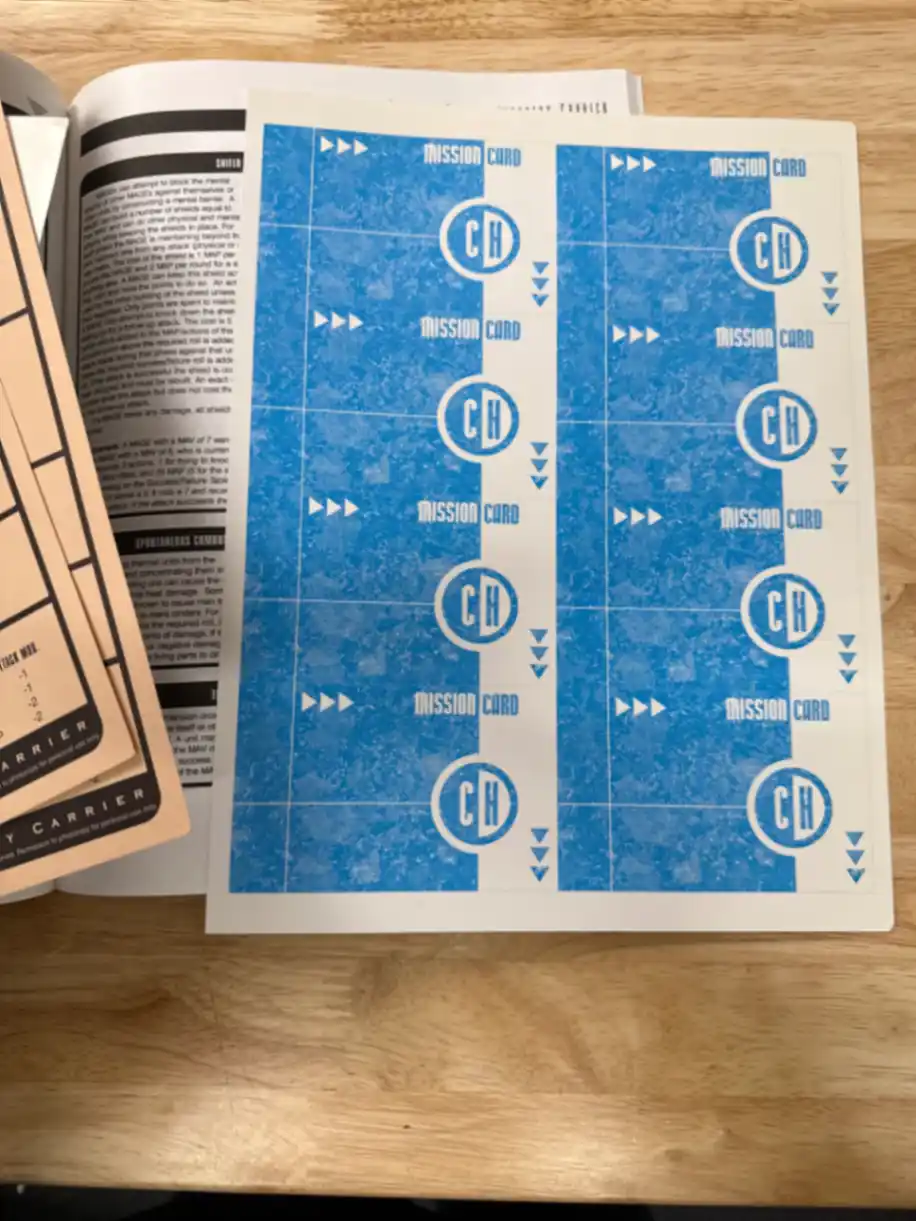 CRY H.A.V.I.C. Miniature Game Rules 1.0 