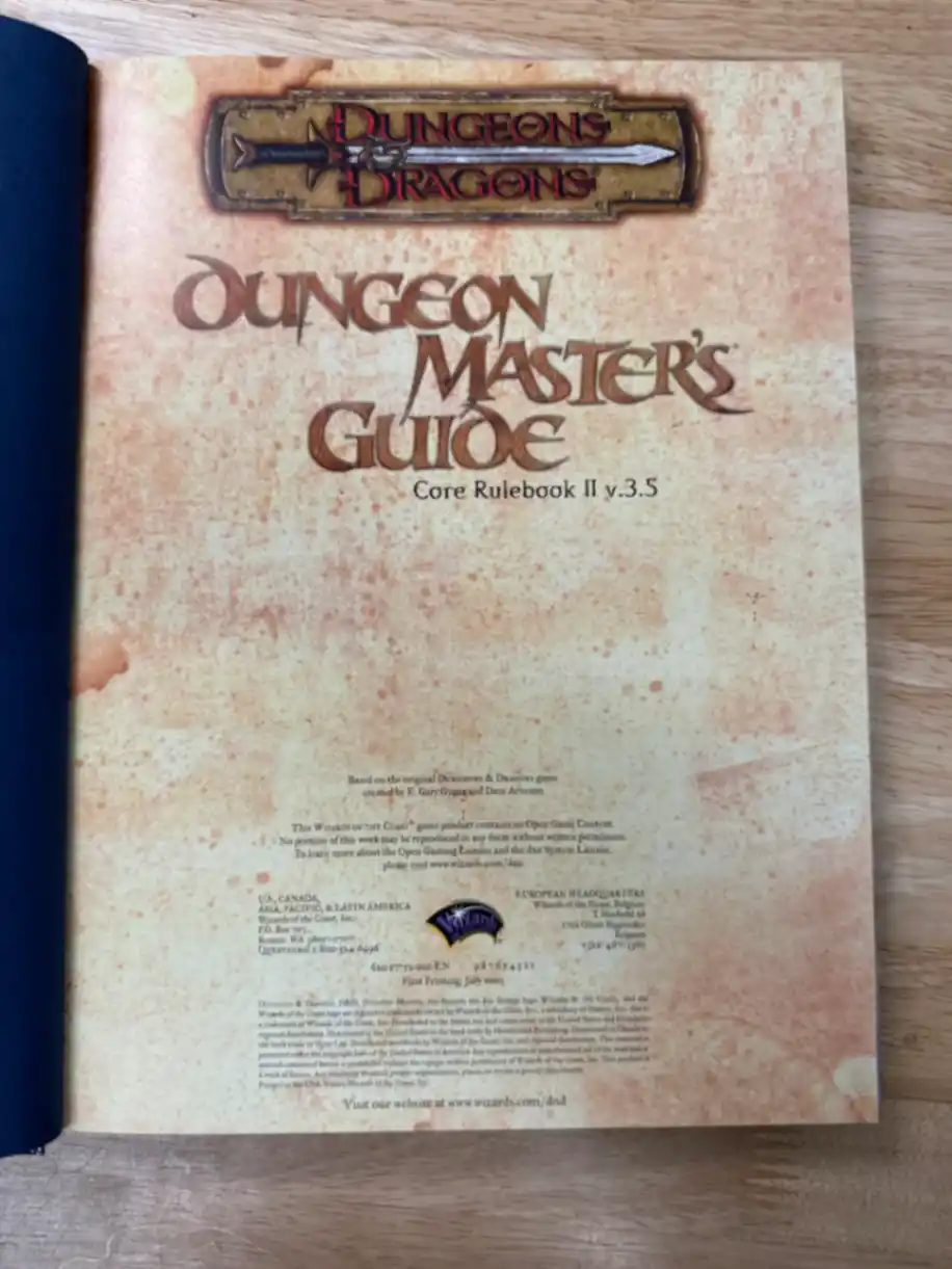 Dungeons & Dragons Dungeon Master's Guide