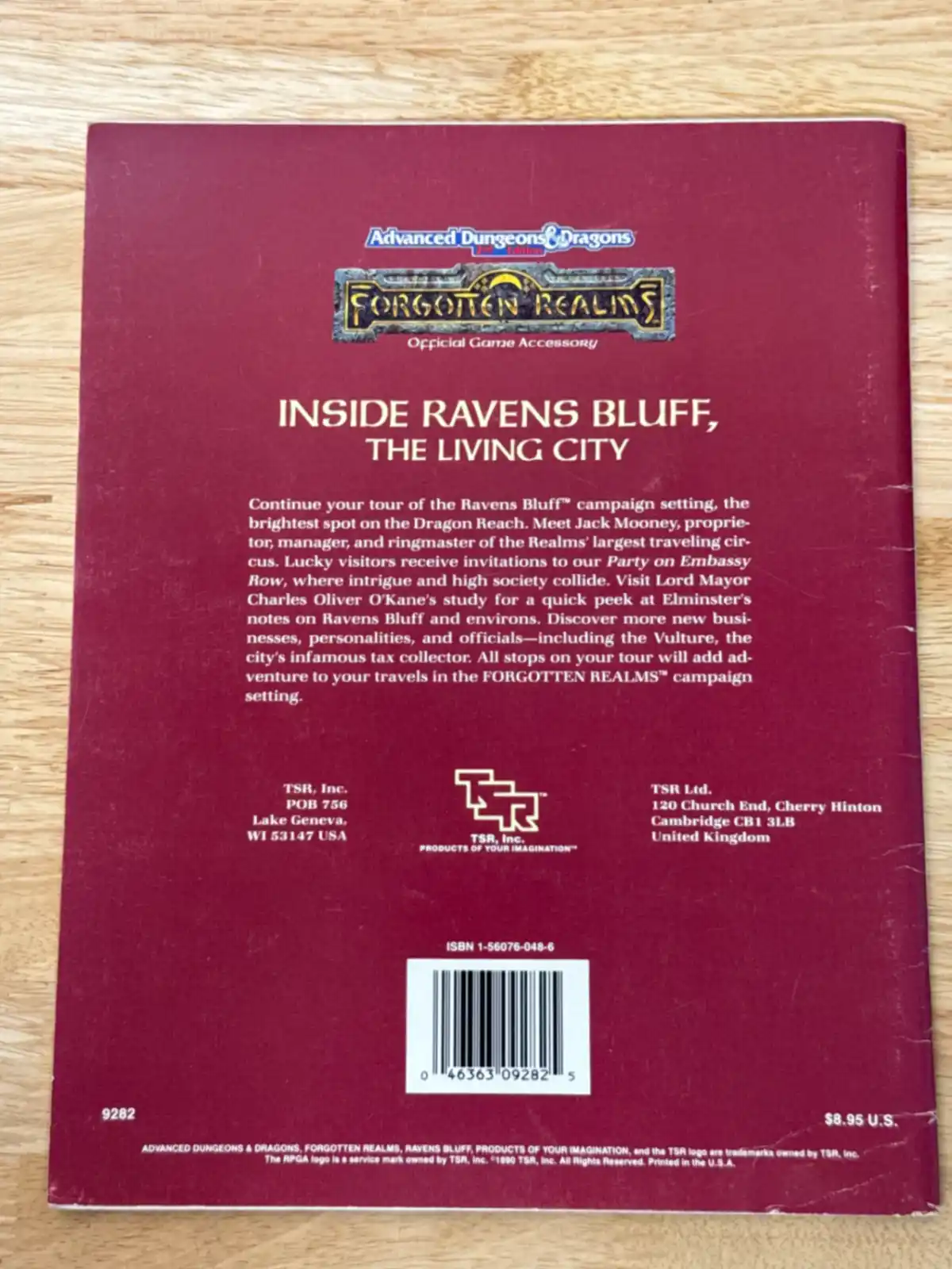 Forgotten Realms Inside Ravens Bluff, The Living City