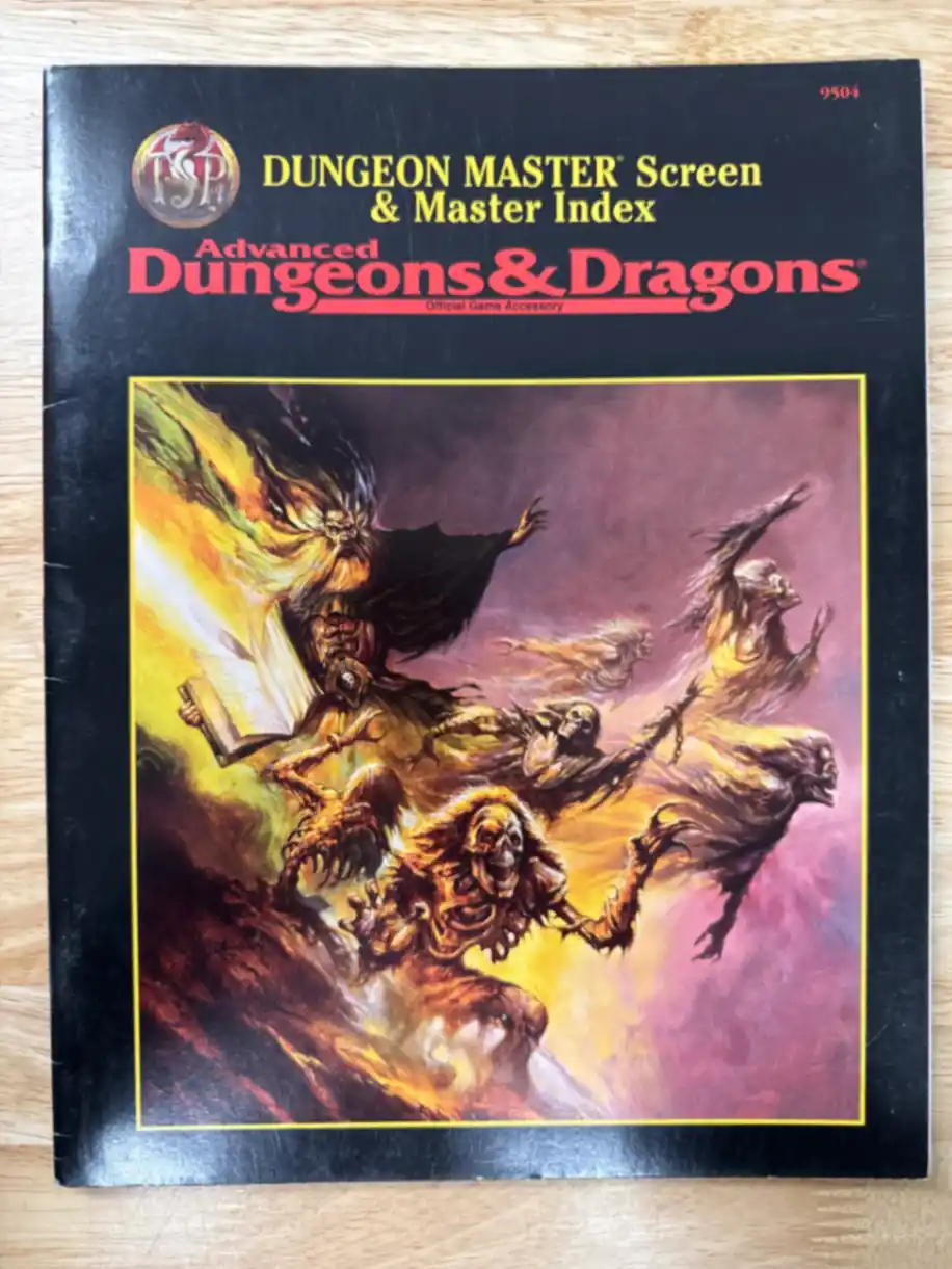 DUNGEON MASTER Screen & Master Index