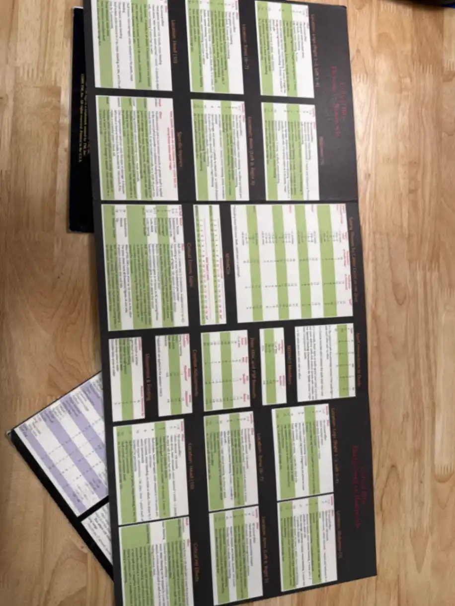 DUNGEON MASTER Screen & Master Index