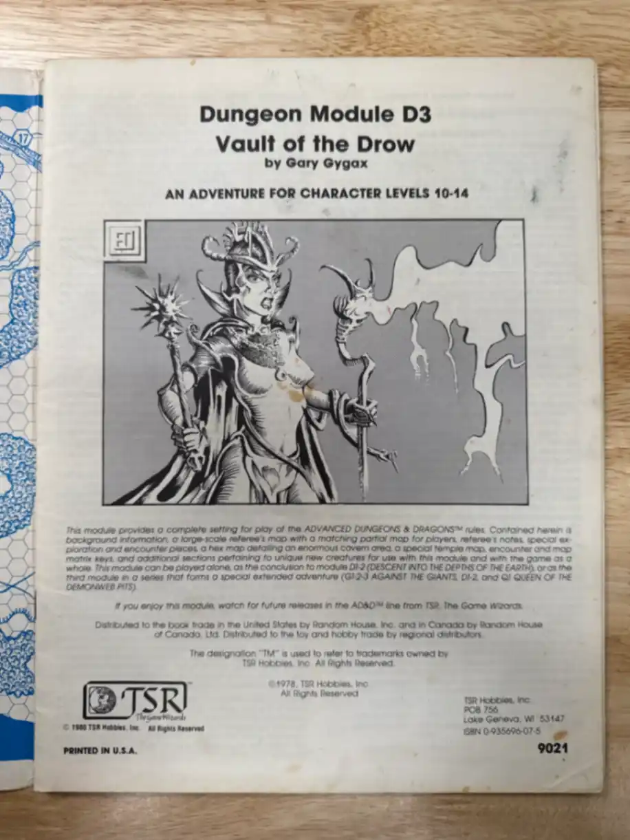 Vault of the Drow D3