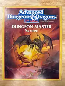AD&D 2E Dungeon Master Screen