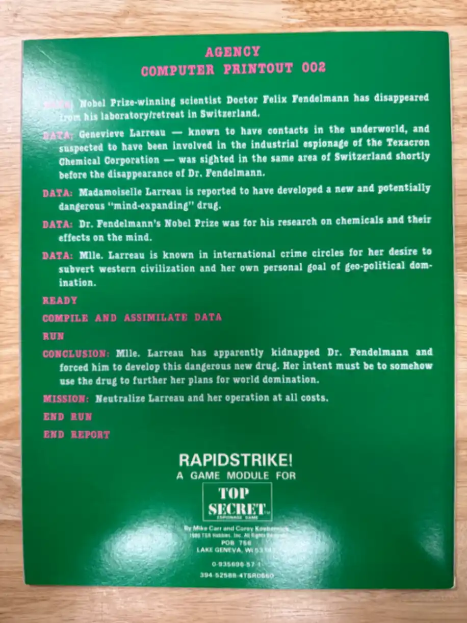 Operation: Rapidstrike!