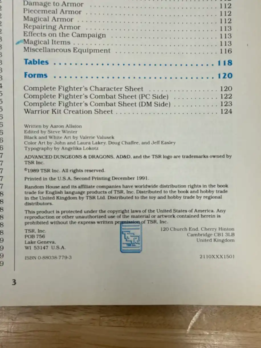 The Complete Fighter’s Handbook