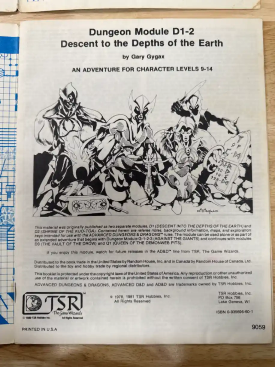 Descent into the Depths of the Earth D1-2